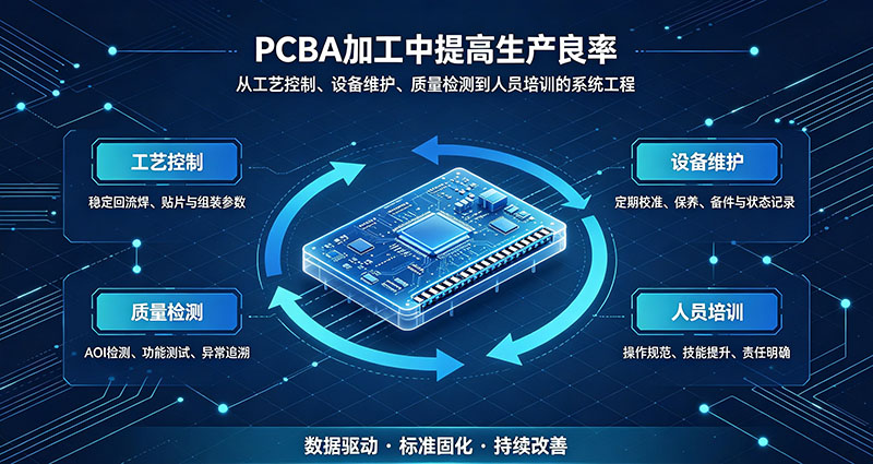 四个方面入手提高PCBA生产良率