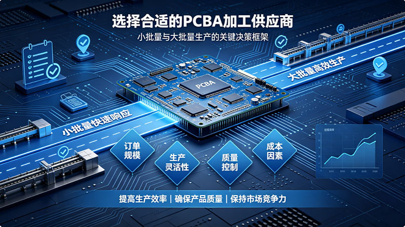 小批量和大批量PCBA